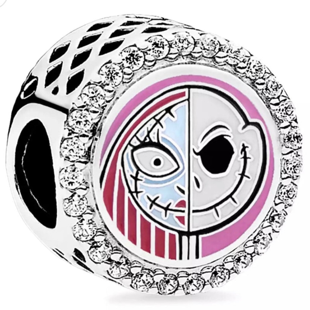 NWOT Disney The Nightmare Before Christmas Jack And Sally Charm Sterling Silver